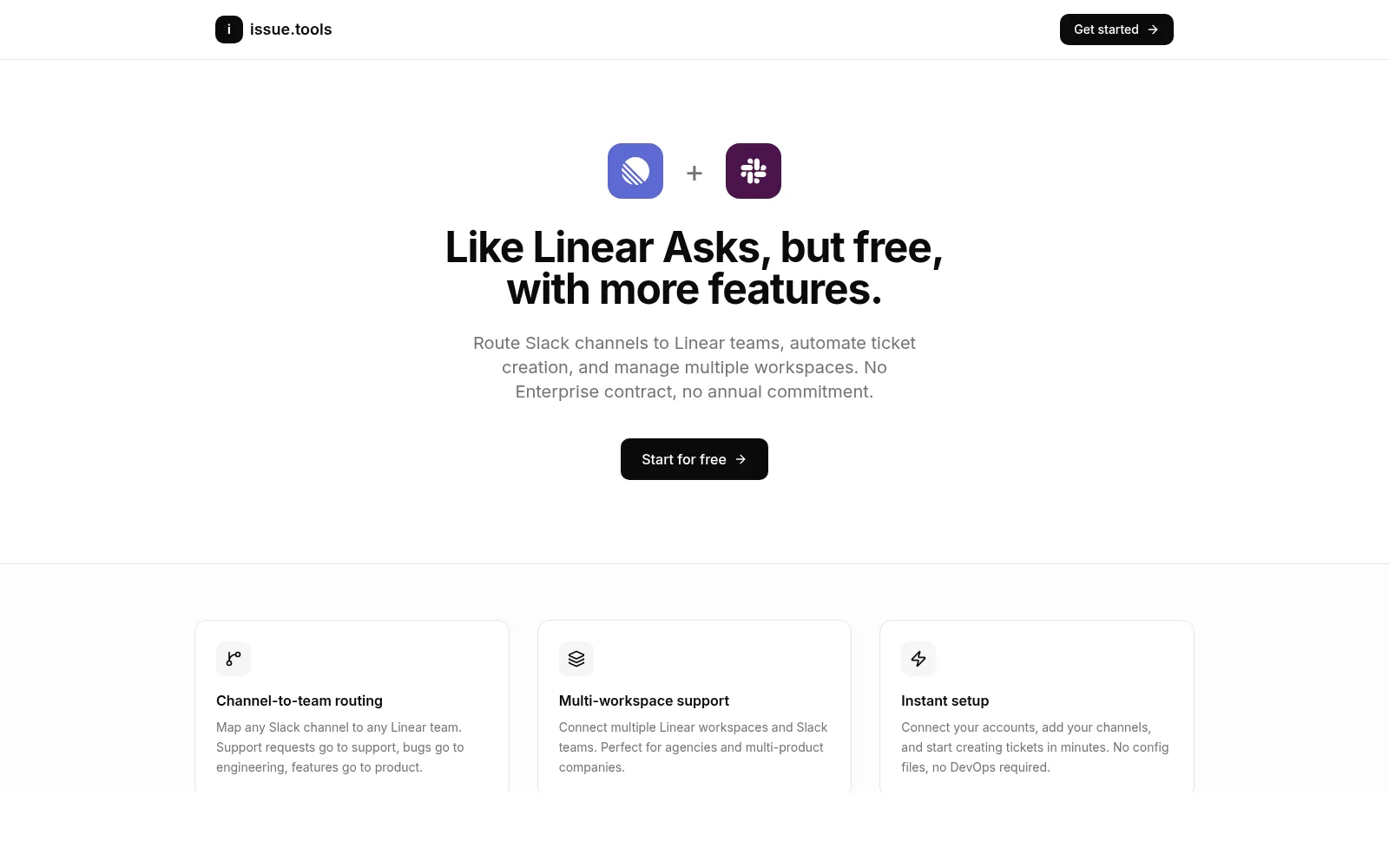 Issue Tools homepage